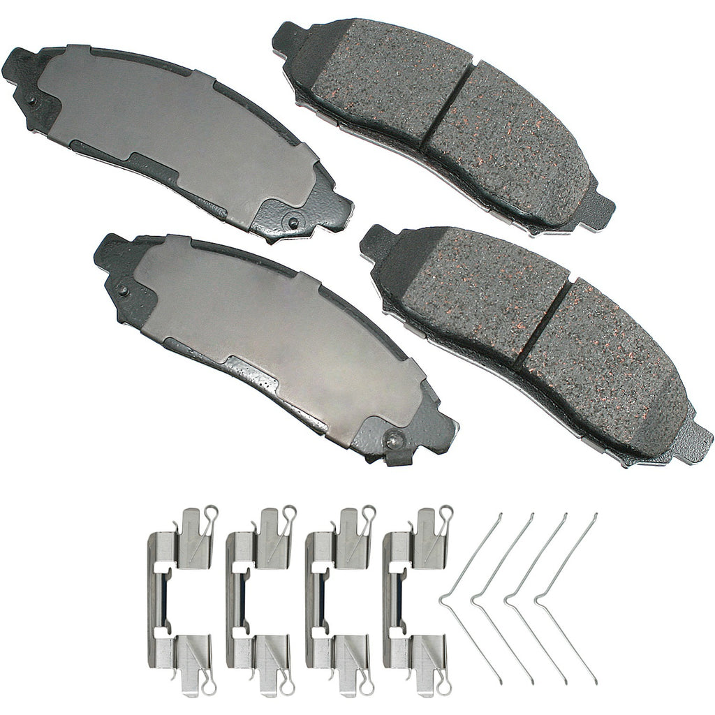 AKEBONO BRAKE CORPORATION ACT1094 ProACT Ultra-Premium Bra ke Pads - Front