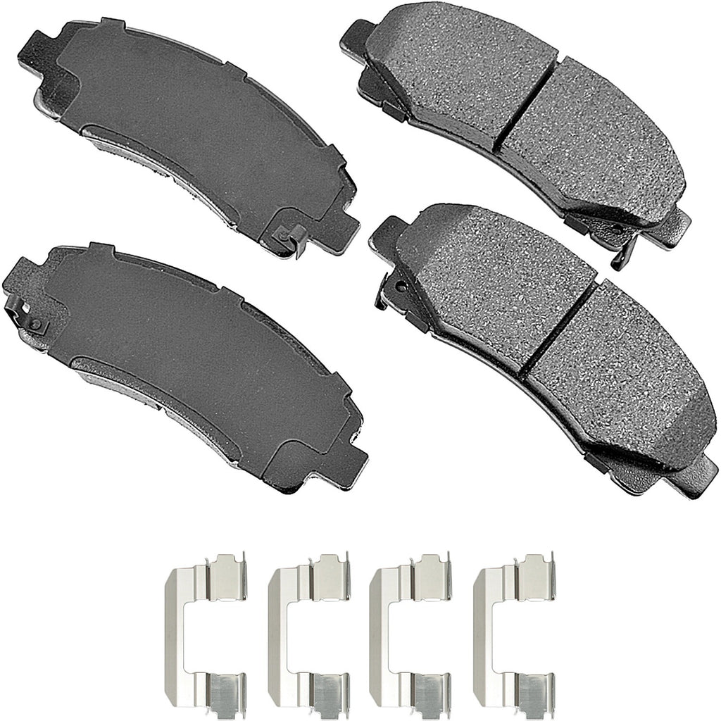 AKEBONO BRAKE CORPORATION ACT1102 ProACT Ultra-Premium Bra ke Pads - Front