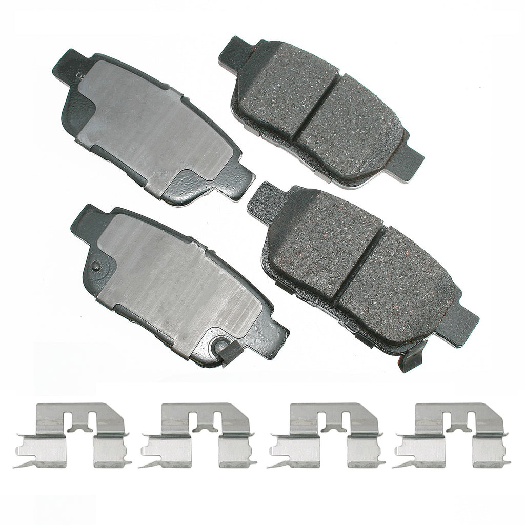 AKEBONO BRAKE CORPORATION ACT1103 Brake Pads Rear Acura TL 09-14 Honda Ridgeline 06