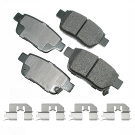 AKEBONO BRAKE CORPORATION ACT1103 Brake Pads Rear Acura TL 09-14 Honda Ridgeline 06