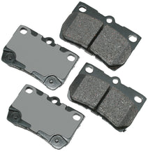 Load image into Gallery viewer, AKEBONO BRAKE CORPORATION ACT1113 Brake Pads Rear Lexus GS300 GS350 06-11