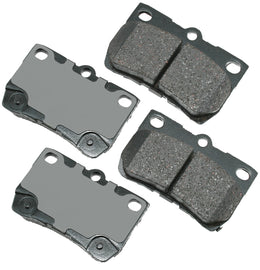 AKEBONO BRAKE CORPORATION ACT1113 Brake Pads Rear Lexus GS300 GS350 06-11