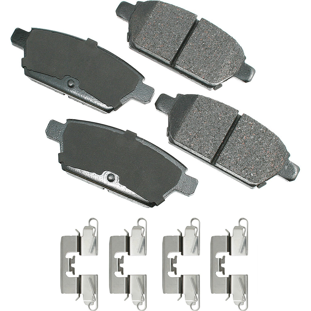 AKEBONO BRAKE CORPORATION ACT1161 ProACT Ultra-Premium Bra ke Pads - Rear