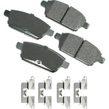 AKEBONO BRAKE CORPORATION ACT1161 ProACT Ultra-Premium Bra ke Pads - Rear