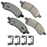 AKEBONO BRAKE CORPORATION ACT1169A Buick Enclave 17-08  Che vrolet Traverse 17-09  G