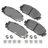AKEBONO BRAKE CORPORATION ACT1184A ProACT Ultra-Premium Bra ke Pads - Front