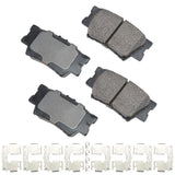 AKEBONO BRAKE CORPORATION ACT1212A Lexus ES300h 16-13  ES35 0 16-07  HS250h 12-10  P