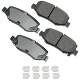AKEBONO BRAKE CORPORATION ACT1274A Brake Pad Rear Dodge Nitro 07-11 Wrangler
