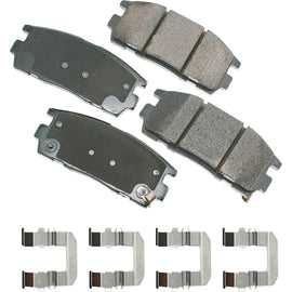 AKEBONO BRAKE CORPORATION ACT1275 Brake Pad Rear Chevrolet Captive 12-15 Equinox 07