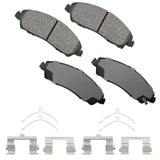 AKEBONO BRAKE CORPORATION ACT1280 ProACT Ultra-Premium Bra ke Pads - Front