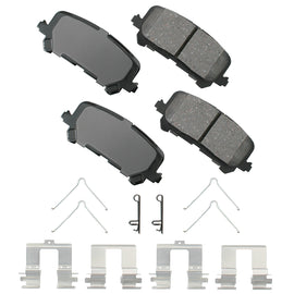 AKEBONO BRAKE CORPORATION ACT1281 Brake Pad Rear Acura MDX 07-16 Honda Odyssey