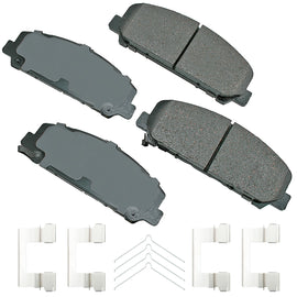 AKEBONO BRAKE CORPORATION ACT1286A Brake Pad Front Infiniti QX56 06-13 QX8 06-13