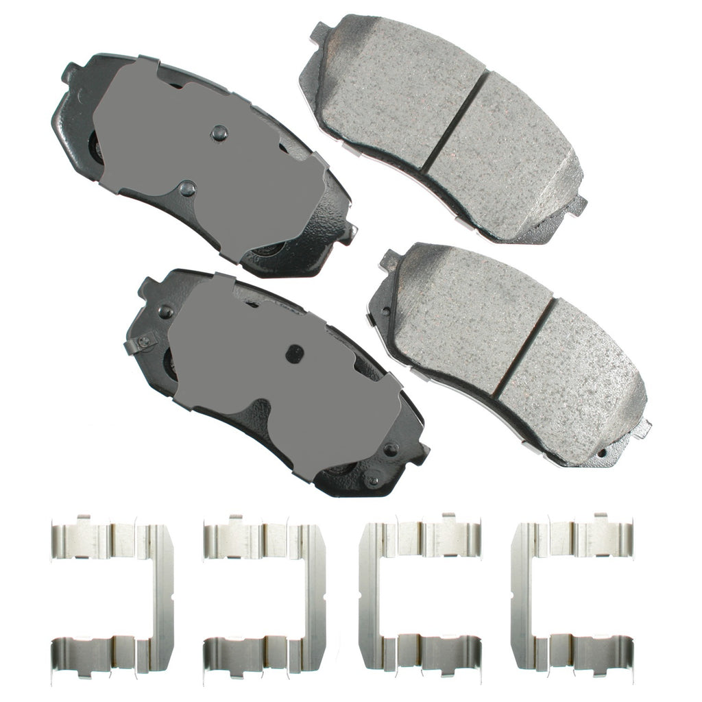 AKEBONO BRAKE CORPORATION ACT1295 Brake Pad Front Hyundai Sonata Tuco 10-15 Kia