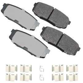 AKEBONO BRAKE CORPORATION ACT1304A Brake Pad Rear Lexus LX570 08-11/13-19 Toyota