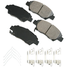 AKEBONO BRAKE CORPORATION ACT1394B Brake Pad Front Honda Fit 09-20