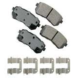 AKEBONO BRAKE CORPORATION ACT1398 ProACT Ultra-Premium Bra ke Pads - Rear
