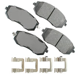 AKEBONO BRAKE CORPORATION ACT1539 ProACT Ultra-Premium Bra ke Pads - Front
