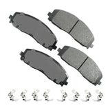 AKEBONO BRAKE CORPORATION ACT1589 Brake Pad Front Chrysler Pacifica 17-19 T&C 12-16