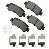 AKEBONO BRAKE CORPORATION ACT1624 Brake Pad Rear Mazda CX- 3 16-18 CX-5 13-15