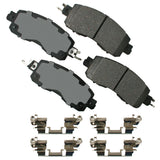 AKEBONO BRAKE CORPORATION ACT1650 ProACT Ultra-Premium Bra ke Pads - Front