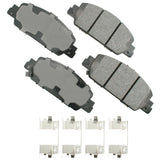 AKEBONO BRAKE CORPORATION ACT1654 ProACT Ultra-Premium Bra ke Pads - Front