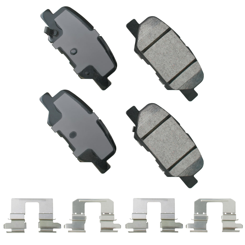 AKEBONO BRAKE CORPORATION ACT1679 Brake Pad Rear Mazda 6 14-15 Mitsubishi Outland
