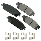 AKEBONO BRAKE CORPORATION ACT1707 ProACT Ultra-Premium Bra ke Pads - Rear