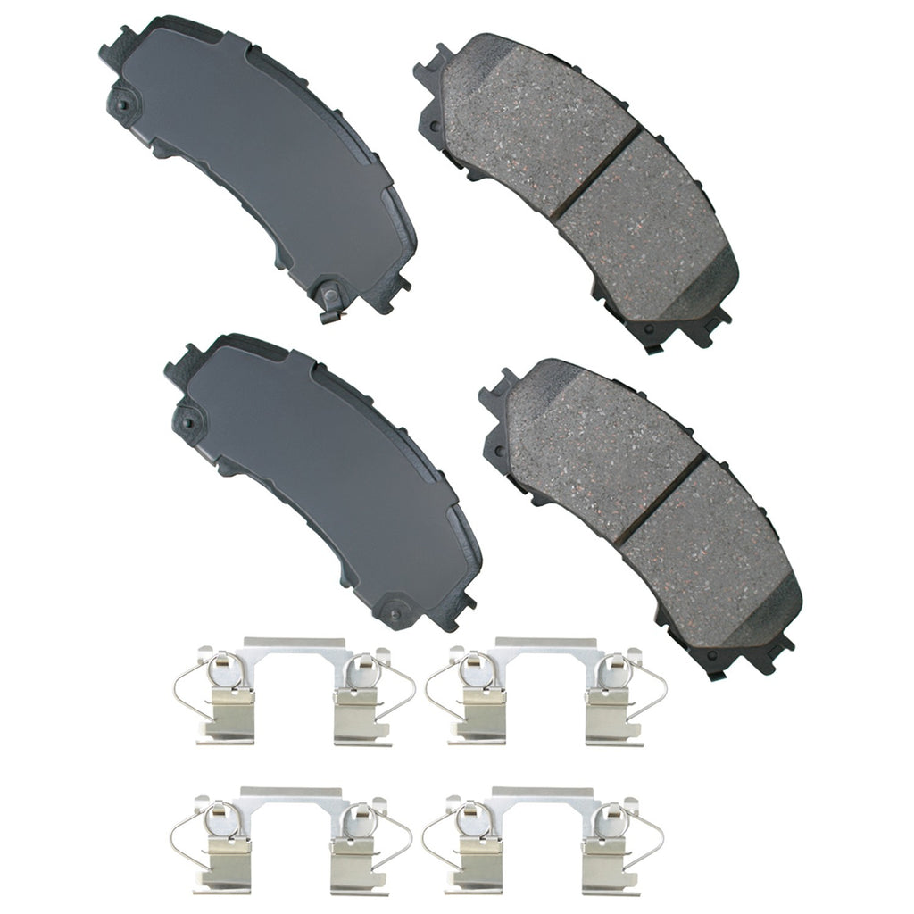 AKEBONO BRAKE CORPORATION ACT1736 Brake Pad Front Infiniti Q50 14-19 Q60 17-19
