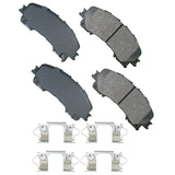 AKEBONO BRAKE CORPORATION ACT1736 Brake Pad Front Infiniti Q50 14-19 Q60 17-19