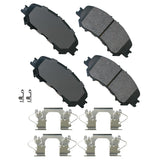 AKEBONO BRAKE CORPORATION ACT1737 Brake Pad Front Nissan Rogue 14-19