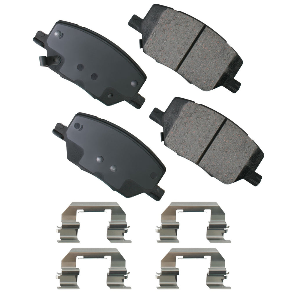 AKEBONO BRAKE CORPORATION ACT1811 Fiat 500X 19-16  Jeep Co mpass 19-17  Renegade 19