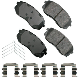 AKEBONO BRAKE CORPORATION ACT1826 Brake Pad Hyundai Sonata 15-19 Optima 16-19