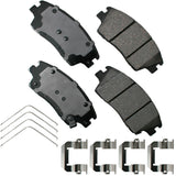 AKEBONO BRAKE CORPORATION ACT1847 Hyundai Elantra 18-17  T ucson 19-16  Kia Sportag