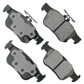 AKEBONO BRAKE CORPORATION ACT1878 Brake Pad Rear Honda Civic 16-18