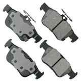 AKEBONO BRAKE CORPORATION ACT1878 Brake Pad Rear Honda Civic 16-18