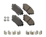 AKEBONO BRAKE CORPORATION ACT2305 Toyota; Corolla 22-19  H ighlander 22-20  RAV4 Pr