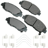 AKEBONO BRAKE CORPORATION ACT465B ProACT Ultra-Premium Bra ke Pads - Front