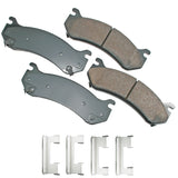 AKEBONO BRAKE CORPORATION ACT785 ProACT Ultra-Premium Bra ke Pads - Front & Rear