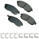 AKEBONO BRAKE CORPORATION ACT815A ProACT Ultra-Premium Bra ke Pads - Front