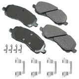 AKEBONO BRAKE CORPORATION ACT866A Brake Pads Front Chrysler 200 11-14