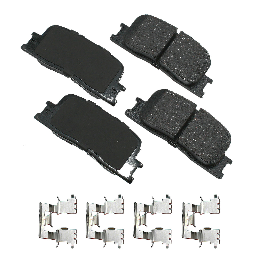 AKEBONO BRAKE CORPORATION ACT885 Brake Pad Rear Lexus ES300 02-03 Camry