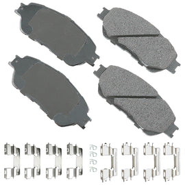 AKEBONO BRAKE CORPORATION ACT906C Brake Pads Front Lexus ES300 02-03 ES330 04-06