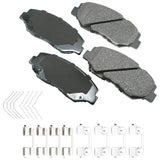 AKEBONO BRAKE CORPORATION ACT914A ProACT Ultra-Premium Bra ke Pads - Front