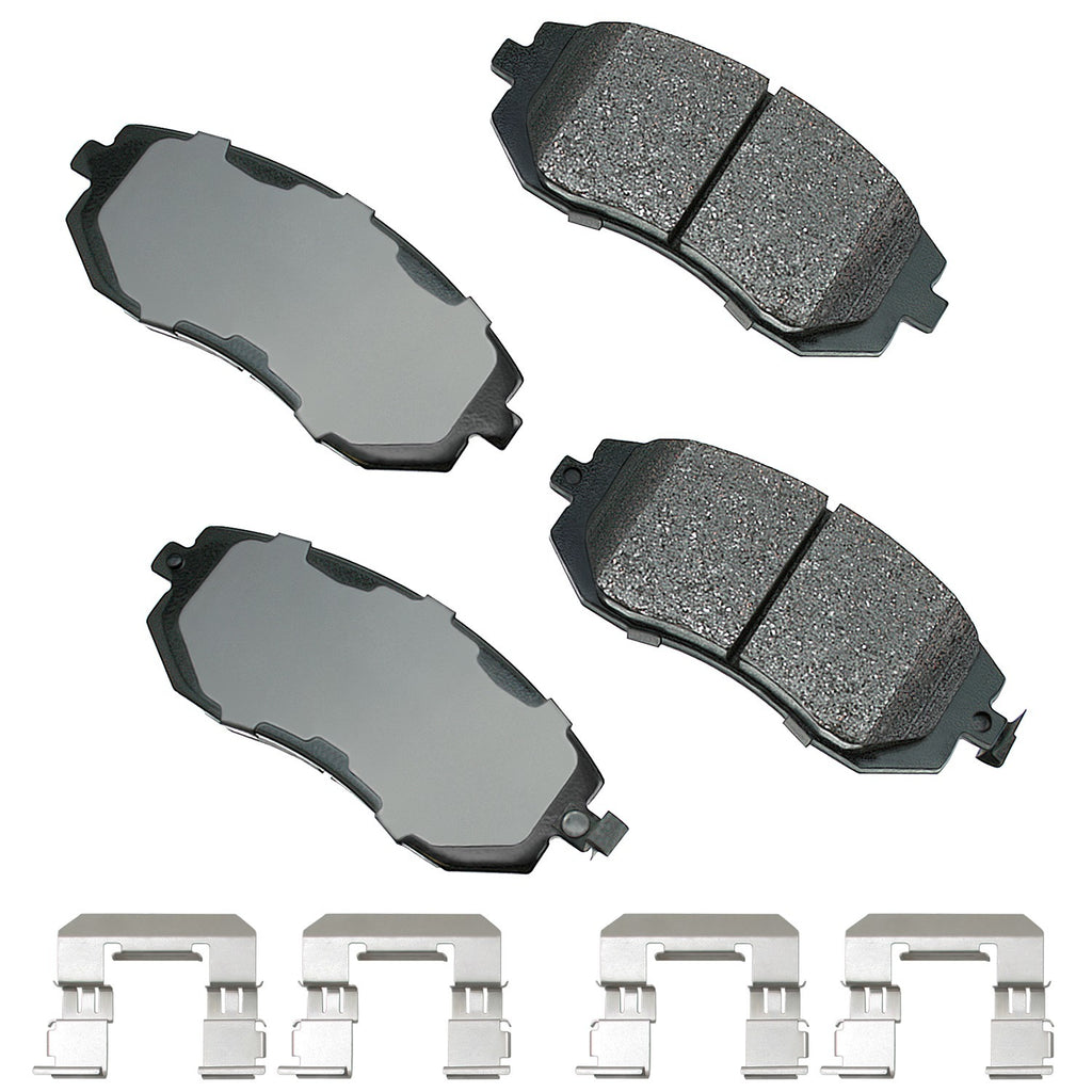 AKEBONO BRAKE CORPORATION ACT929A ProACT Ultra-Premium Bra ke Pads - Front