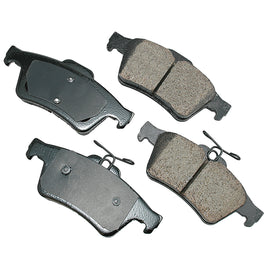 AKEBONO BRAKE CORPORATION EUR1095 Euro Ultra-Premium Brake Pads - Rear