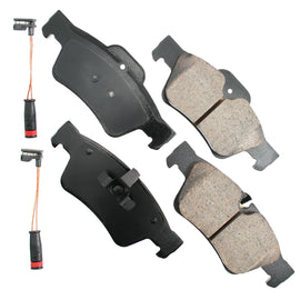 AKEBONO BRAKE CORPORATION EUR1122 Euro Ultra-Premium Brake Pads - Rear