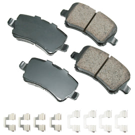 AKEBONO BRAKE CORPORATION EUR1307A Brake Pads Rear Land Rover LR2 13-15 Range Rv