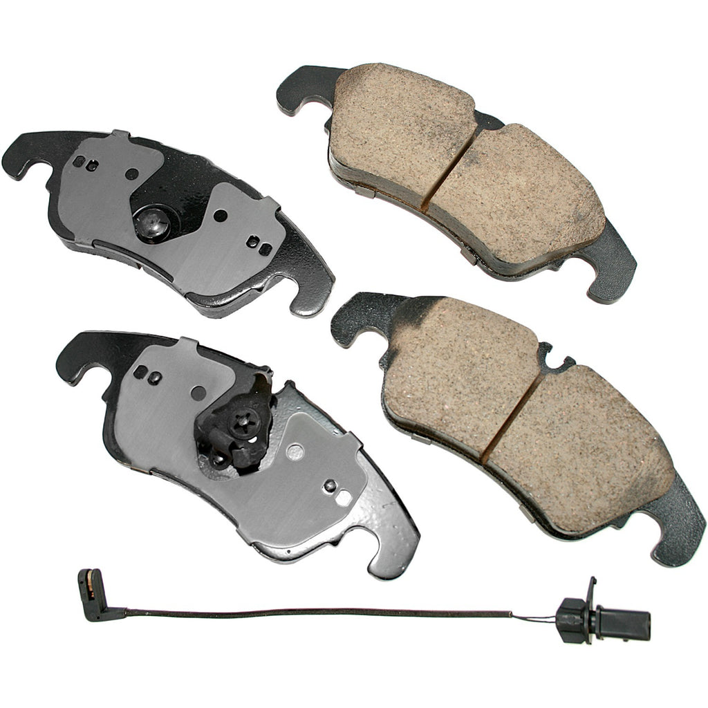 AKEBONO BRAKE CORPORATION EUR1322 Audi A4 16-09  A4 allroa d 16-13  A4 Quattro 16-0