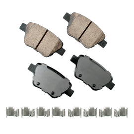 AKEBONO BRAKE CORPORATION EUR1456 Brake Pads Rear Audi A3 11-13 Quattro 10-13