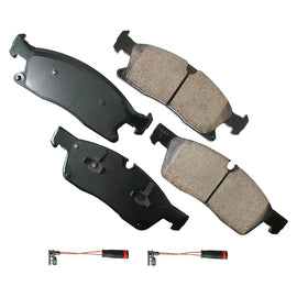 AKEBONO BRAKE CORPORATION EUR1629 Euro Ultra-Premium Brake Pads - Front